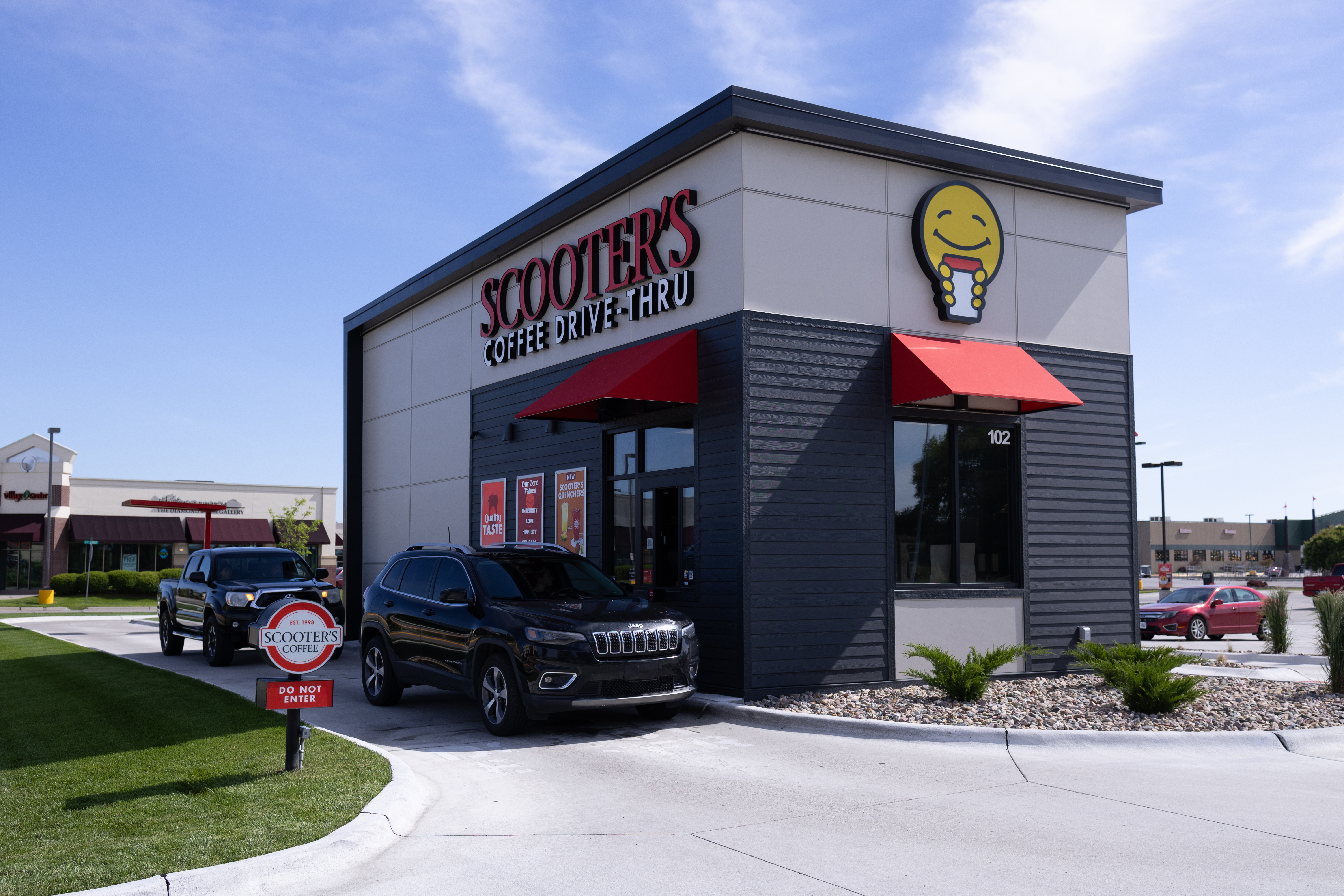 Scooter’s Coffee drive-thru exterior